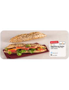 BOCADILLO BAGUETINA CEREALES - 27cm 150gr