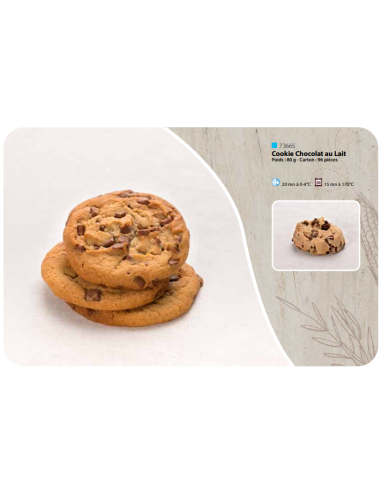 COOKIE CHOCOLATE LECHE (para hornear) - 80gr