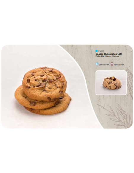 COOKIE CHOCOLATE LECHE (para hornear) - 80gr