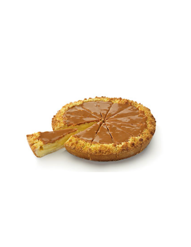 TARTA CRUMBLE CARAMELO Y MANZANA (x4) - pre-cortada x12