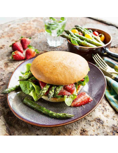 BURGER GOURMET VEGANO pre-cortado (2x20) - 100gr