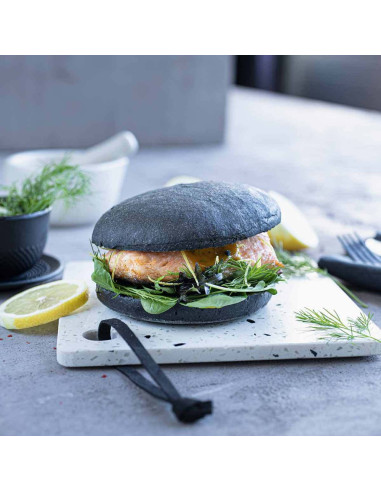 BURGER BLACK VEGANO pre-cortado (2x10) - 100g