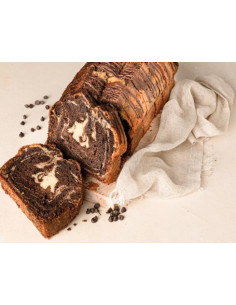 BIZCOCHO MARMOL CHOCOLATE precortado x25 - 1875gr