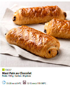 MAXI PAIN AU CHOCOLAT - 150gr