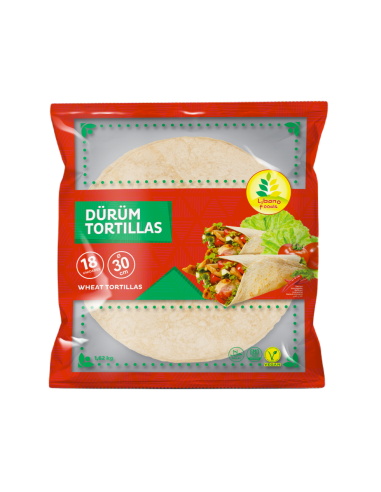 TORTILLA TRIGO Libano (6x18uds) - DURUM 30cm