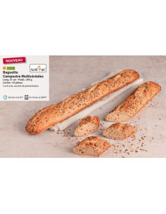 BAGUETTE CEREALES CAMPESTRE Arti'Pat - 51cm 295gr
