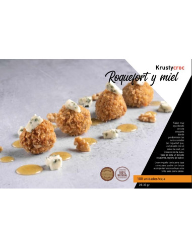 CROQUETAS ROQUEFORT MIEL Y NUECES - 30gr