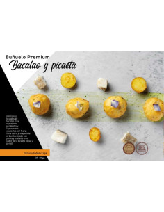 BUÑUELOS BACALAO Y PICAETA - 35/40gr