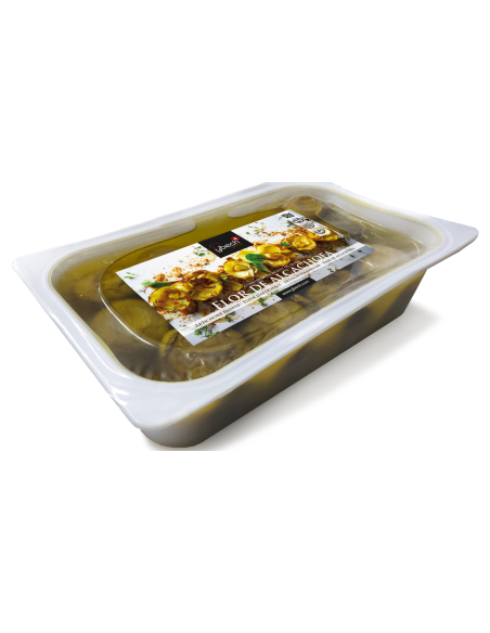 FLOR DE ALCACHOFA CONFITADA EN ACEITE (x11uds) - 1,1 kg Neto