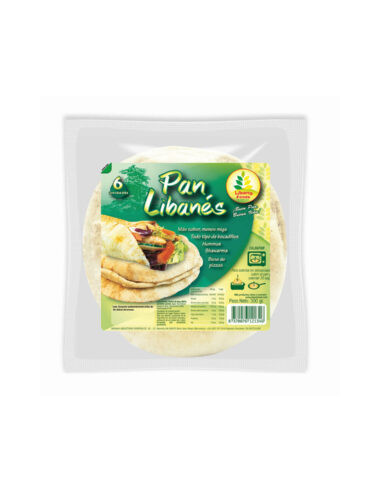 PAN LIBANES 10 x 6uds (AL VACIO) - 300gr