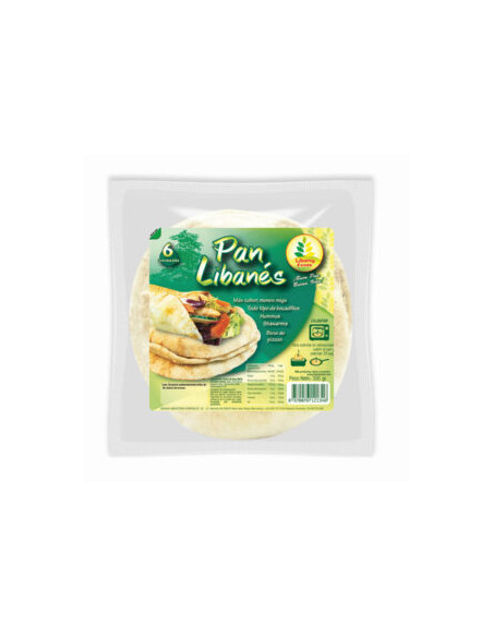 PAN LIBANES 10 x 6uds (AL VACIO) - 300gr