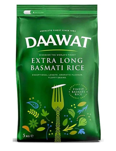 ARROZ BASMATI DAAWAT - 5 Kilos