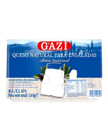 QUESO BLANCO GAZI - 1600gr