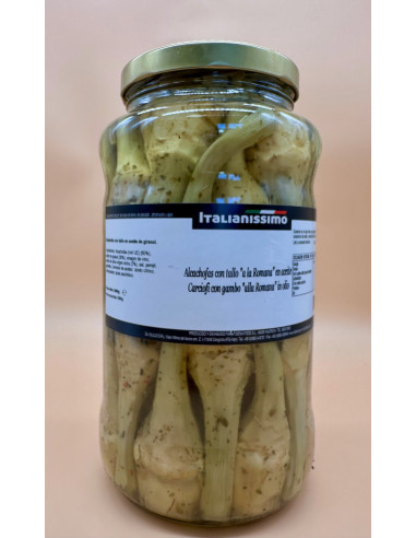 ALCACHOFA**CON "GAMBO ALLA ROMANA" - 2,9 kg