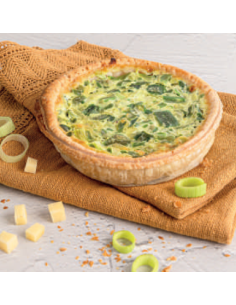 QUICHE**PUERRO HOJALDRE - Ø11,2cm 250gr