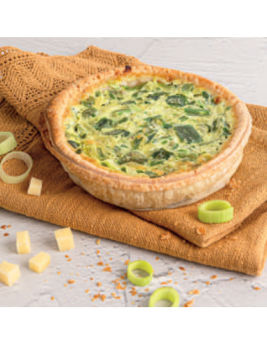 QUICHE PUERRO HOJALDRE - Ø11,2cm 250gr