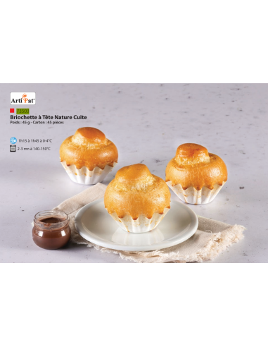 BRIOCHETTE NATURE - 7cm 45gr