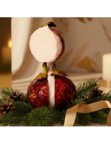 MANGOSTAN-LITCHI RELLENO SORBETE ARTESANAL