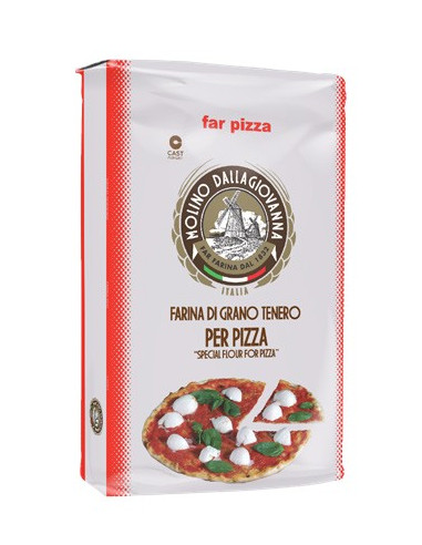 FARINA PIZZERIA ROSSA TIPO 00-S (W390) DALLAGIOVANNA - 25kg
