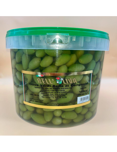 ACEITUNAS**VERDI CERIGNOLA C/NOCC. - 5kg