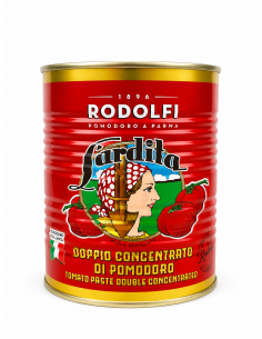 TOMATE DOPPIO CONCENTRATO DI POMODORO RODOLFI - 800gr x 12