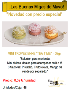 MINI TROPEZIENNE PISTACHO Verde - 32gr MAYO 2