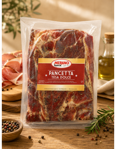 PANCETTA TESA DOLCE 1/2 MERANO - al kilo