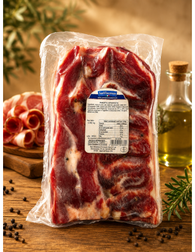 PANCETTA TESA AFFUMICATA 1/2 SAN VINCENZO - al kilo