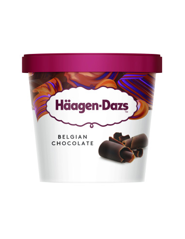 MCUPS CHOCOLATE BELGA HÄAGEN-DAZS (24Uds/caja) - 100ml