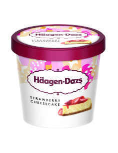 MCUPS STRAWBERRY CHEESCAKE HÄAGEN-DAZS (24Uds/caja) - 95ml