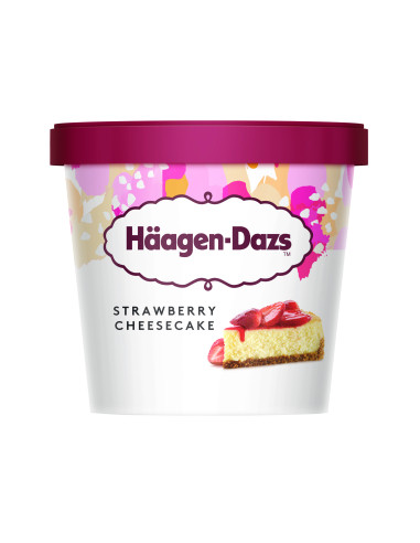 MCUPS STRAWBERRY CHEESCAKE HÄAGEN-DAZS (24Uds/caja) - 95ml