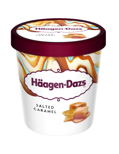 PINT SALTED CARAMEL HÄAGEN-DAZS (8Uds/Caja) - 460ml