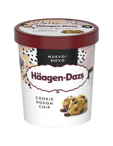 PINT COOKIE & DOUGH HÄAGEN-DAZS (8Uds/Caja) - 460ml