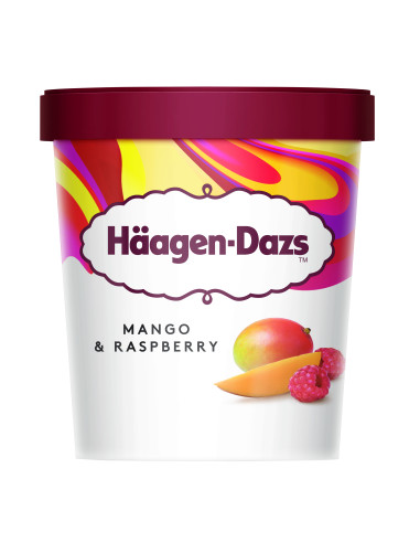 PINT MANGO & FRAMBUESA HÄAGEN-DAZS (8Uds/Caja) - 460ml