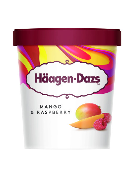 PINT MANGO & FRAMBUESA HÄAGEN-DAZS (8Uds/Caja) - 460ml