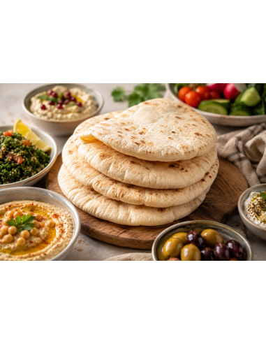 PAN PITA 10 x 6uds (AL VACIO) - 510gr