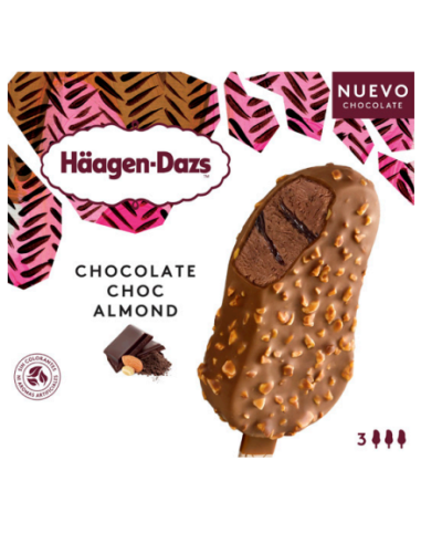 STICK MPK ALMENDRA CHOCO VAN HAAGEN-DAZS - 12x3x 80ml