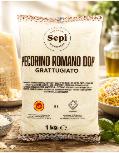 PECORINO ROMANO DOP GRATTUGIATO - 1kg